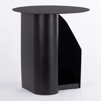 

SKLUM-End Table GNOHM, Steel, matte, circular, Minimalist, geometric