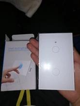 Interruptor táctil inteligente con WIFI, Control remoto inalámbrico con aplicación Smart Life, estándar US, 1/2/3 / 4 entradas