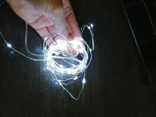 Led-String-Light Garland Battery-Operation Party-Decor Copper-Wire Christmas-Tree Wedding