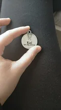 Etiqueta de identificación del perro de Mascota para cachorro y gato, gatito, grabado gratis, Collar para perros, accesorios, etiqueta para perro, tarjeta de identidad personalizada, suministros para mascotas