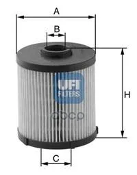 Фильтр Топливный, Дизель Ufi 2602000 UFI арт. 2602000