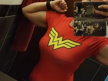 Camiseta de compresión para mujer, 3D Camiseta deportiva con estampado de alta calidad, secado rápido, para gimnasio, Fitness, trotar y Yoga