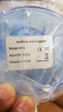 h2ofloss Oral Irrigator USB Rechargeable Portable Dental Water Floss 5 Modes 300ml Irrigator