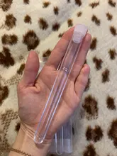 Tubos de prueba de plástico, viales, recipiente de muestra, con tapa, para oficina, escuela, suministros de Química, 15x150mm, 10 Uds.