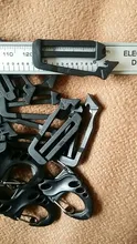 Molle-cincha quickdraw con grillete, mosquetón, mochila a presión, cierre de hebilla con forma de eslabón, Grimlock, para exteriores, acampada, montaña