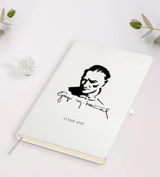 

Personalized Ataturk Themed White Notebook-19