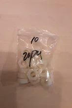 Hex-Nut Plastic Nuts Hexagon Nylon M4 Black/white M2.5 M10 M6 M8 M5 M3 DIN934 50/20pcs