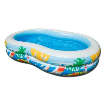

Inflatable square pool Children's lagoon "262 х160х46 cm, 572 L, swimming pool for children Intex, 6 +, item No. 56490