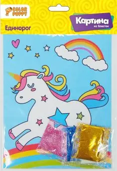 

Painting from sequins "unicorn" color puppy 95380