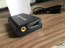 Video-Converter-Adapter HDMI Audio To with Output-Supports All-Display-Modes HDV-G300