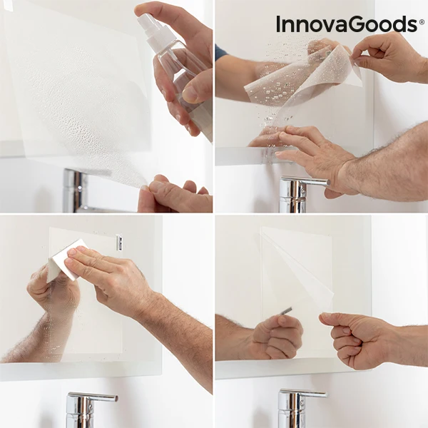 InnovaGoods противотуманная зеркальная пленка(набор x2