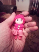 Mini muñecas interactivas de juguete para niños y niñas, muñeco Reborn de juguete, colgante pequeño con llave, 5 uds.