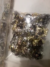 420 unids/caja kit para hacer joyas, collar, cadena, ganchos del pendiente del alfileres de cabeza saltar anillos langosta cierre DIY conjunto de fornituras para joyería suministros