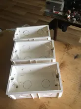 Switch-Box Wall-Light-Switch Internal-Mount Cassette-146mm Delviz for EU Standard Plastic-Materials