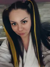 HUAYA-extensiones de pelo sintético de colores, horquillas largas y rectas para el pelo, pasadores