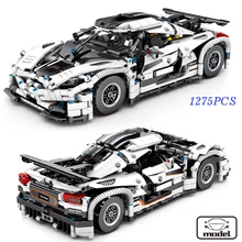 

Technical MOC High-tech Ideas Famous Sports Car Building Blocks Expert Racing Vehicle Simulation Model Bricks Toys Gift For Boy
