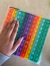 Juguetes de gran tamaño para niños y adultos, juguete antiestrés, con burbujas, sensorial, blando, regalo