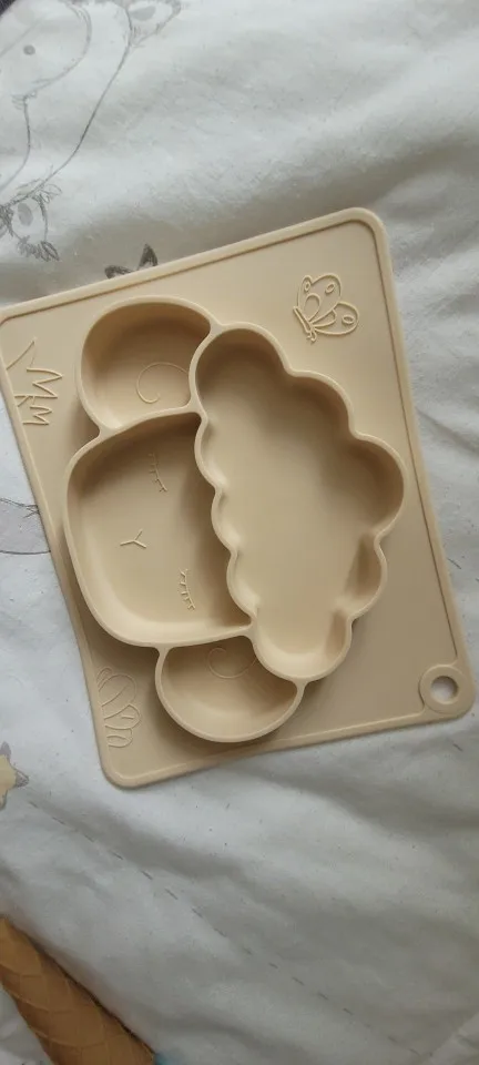 Cute Silicone Sucker Licking Pad Dog Plate photo review