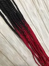 Pelo trenzado sintético 100g 24 pulgadas Single Color degradado verde amarillo Rosa rubia trenza extensión de pelo giro Jumbo MUMUPI