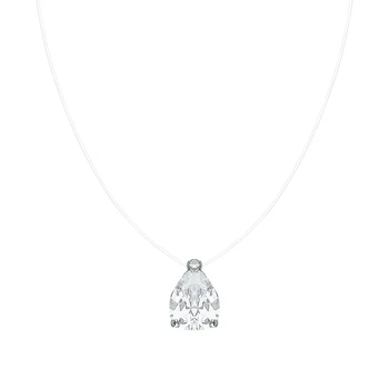 

Silver necklace with cubic zirconia sunlight sample 925