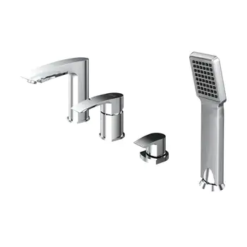 

Смеситель для ванны на 4 отверстия, Vane, IDDIS, VANSB40I07