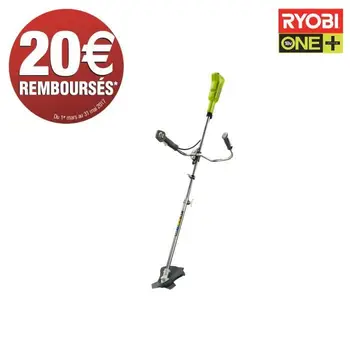 

Brush Cutter RYOBI 18V - Ø 20 cm without battery