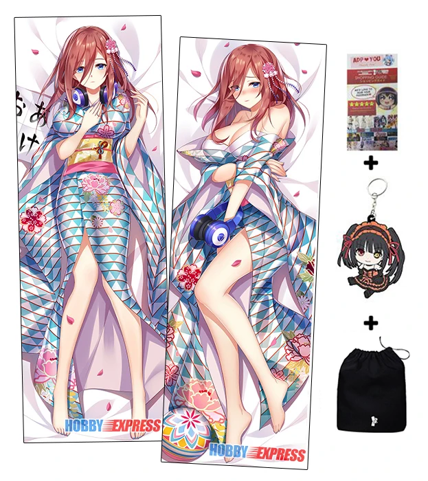 Hobby Express аниме Dakimakura японское обнимающее тело Наволочки Чехол Quintuplets Miku Yotsuba Nino Itsuki Nakano - Цвет: H3933A