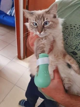 Bath-Shoes Boots Pet-Supplies Paw-Protector Nails Washing Anti-Scratch Cat-Feet-Set Cut