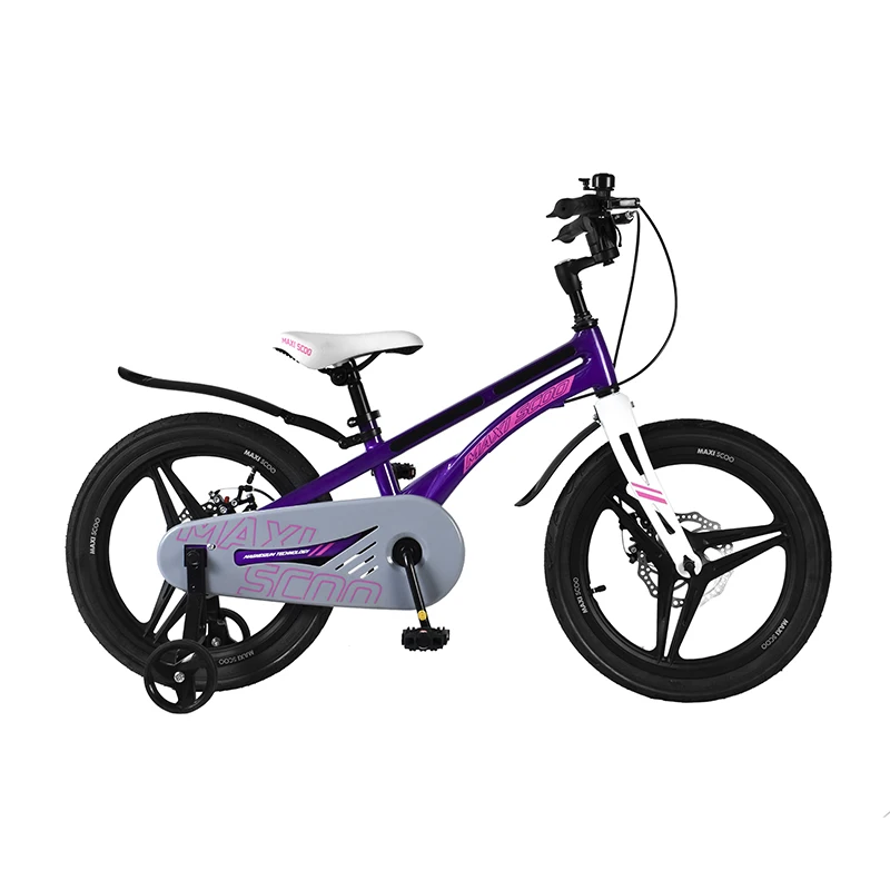 Велосипед MAXISCOO Ultrasonic Делюкс -18&quot-22г. (фиолетовый) MSC-U1801D |