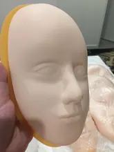 Cabeza de entrenamiento de tatuaje Facial 5D, maniquí de silicona para práctica de maquillaje permanente, tatuaje para labios y cejas, cabeza de muñeca para la piel