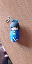 TEXT ME-memoria USB de 64GB con dibujo de muñeca japonesa, memoria Flash, 4GB, 8GB, 16GB, 32GB, USB 2,0