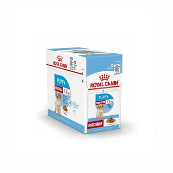 

Royal Canin Puppy Medium Carne en Salsa para Cachorros de Raza Mediana Pack Ahorro 10x140 Gr