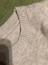 Hirsion-suéter holgado de gran tamaño para mujer, jersey básico de punto elegante, cuello redondo, suave, de Cachemira, para invierno, 2020