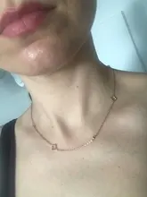 JeeMango de acero inoxidable Flor de cristal CZ colgante de planta pulseras para las mujeres cadena de oro rosa y pulsera de enlace pulsera JB19114