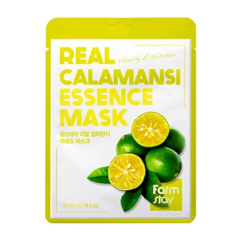 

Fabric mask farmstay real calamansi Essence Mask