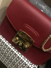 De alta calidad bolsos de cuero genuino de las mujeres cadena de oro bolsa de lujo Cartera de mujer con diseño exclusivo de moda 100% bolso de piel de vacuno