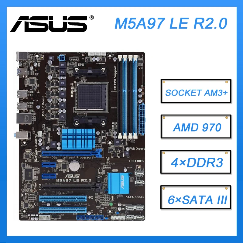 Am3 placa m e asus m5a97 le r2 0 ddr3 placa m e ddr3 32gb pci e 2 0