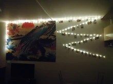 Led-Light Photo-Clip Battery-Powered Garland Led Christmas Outdoor Wedding 10M 5M 2M