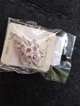 Bow-Brooch Jewelry Corsage-Accessories Wedding-Pin Rhinestone Large Fashion Women Simple