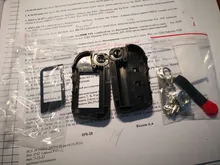 Funda A93 para alarma de coche bidireccional Starline A93 A63, sin cortar, funda Fob, A93 A63, plegable, mando a distancia + Cristal, envío gratis