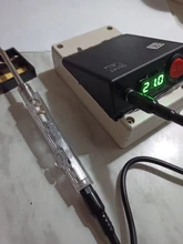 0,28 pulgadas rojo azul Digital Mini pantalla LED módulo DC2.5V-30V DC0-100V del voltímetro del probador de voltaje medidor de contador de Panel de coche de la motocicleta