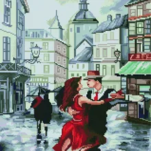 Алмазная мозаика GF 971 Городское танго 40*50