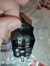 IEC320 C14 eléctrico CA zócalo 3 pin rojo LED 250V interruptor basculante 10A fusible mujer entrada macho conector de clavija 2 enchufe con pines de montaje