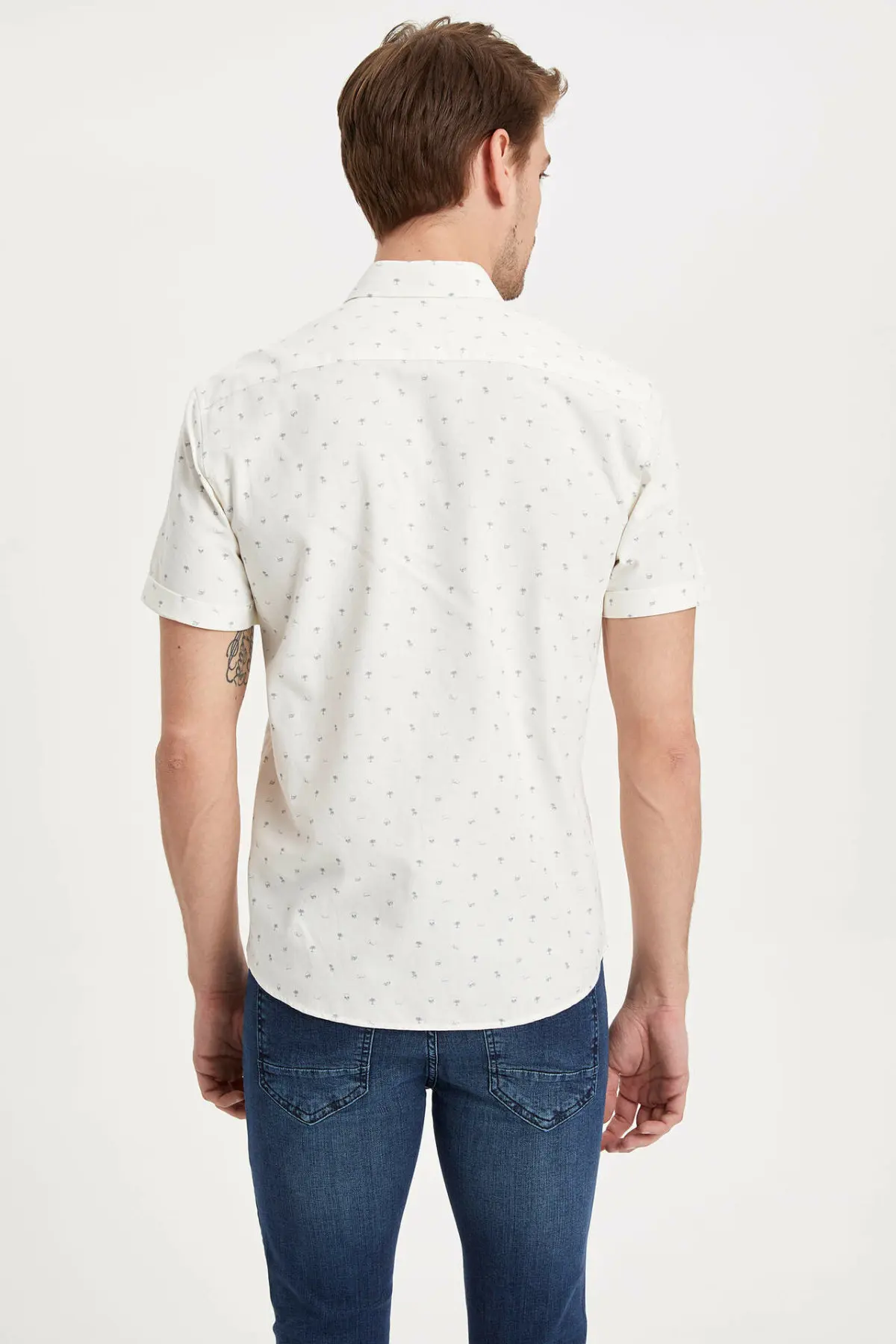 DeFacto человек короткий рукав Shirt-K3903AZ19SM