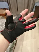 Daiwa-guantes de pesca resistentes al agua, 3 dedos cortados, 4 colores