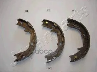 Колодки Ст.Тормоза Mitsubishi Lancer 01/Outlander 03/Galant 9603 Japanparts Gf507af Japanparts арт. GF507AF