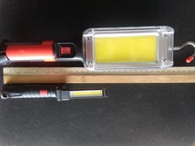 Portable Lantern Flashlight Work-Lighting Battery Fishing-Lamp Magnetic Camping 2--18650