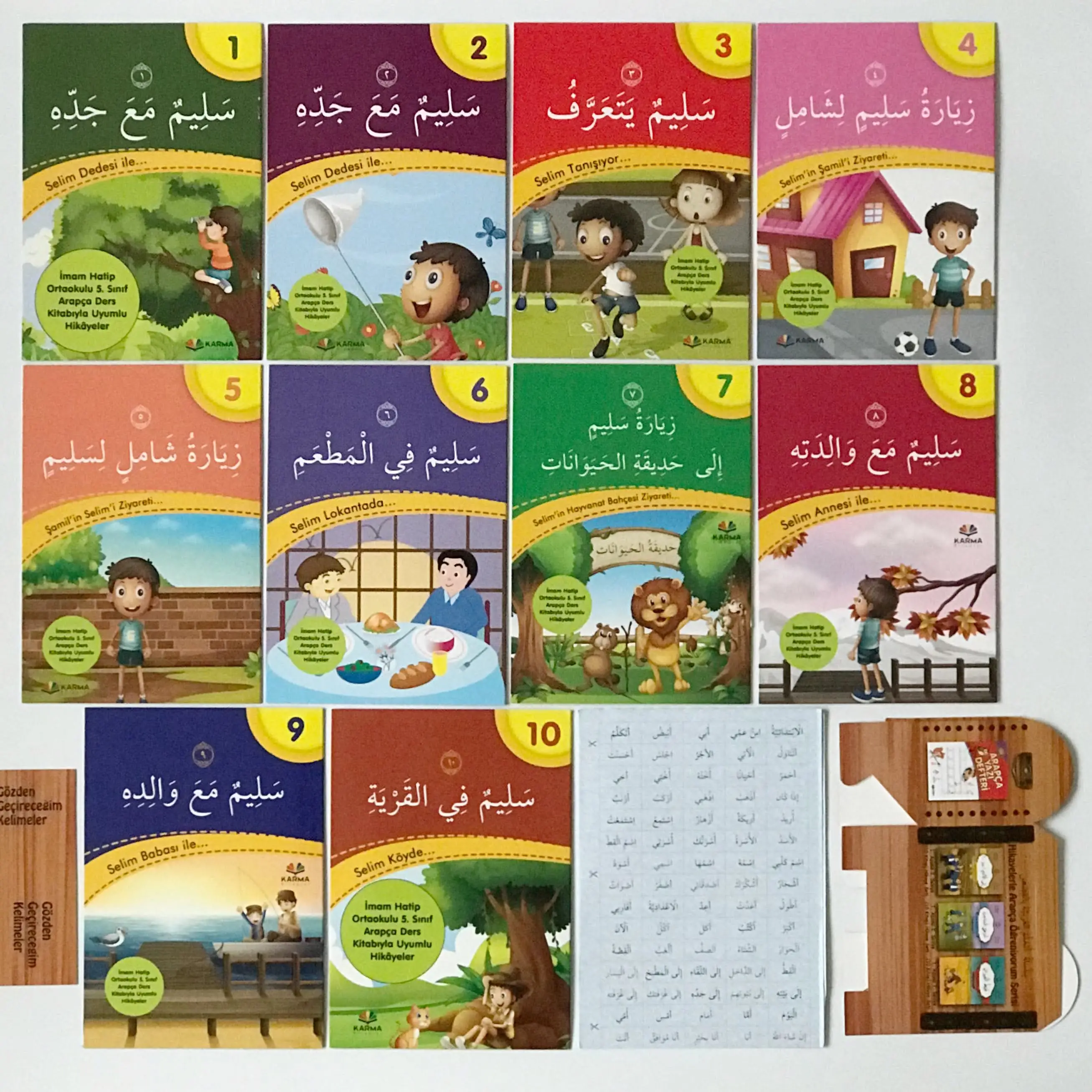 10 Uds Hikayelerle árabe historia para aprender niño libro 9 10 11 12 13 14 años