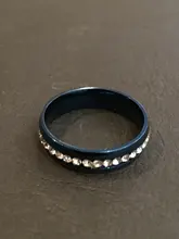 Anillo de piedra de circonia cúbica para mujer, sortija de boda Vintage de acero inoxidable, compromiso, oro amarillo