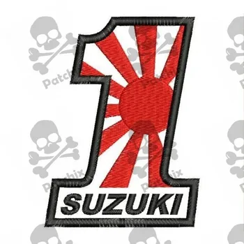 

SUZUKI N1 (KAMIKAZE) Iron patch toppa ricamata gestickter patch patch brode parche bordado